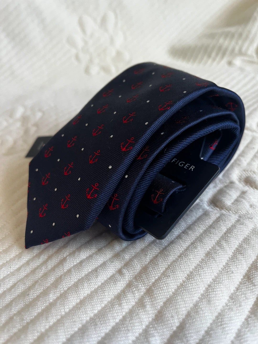 New Tommy Hilfiger Anchor Print Necktie - photo 3