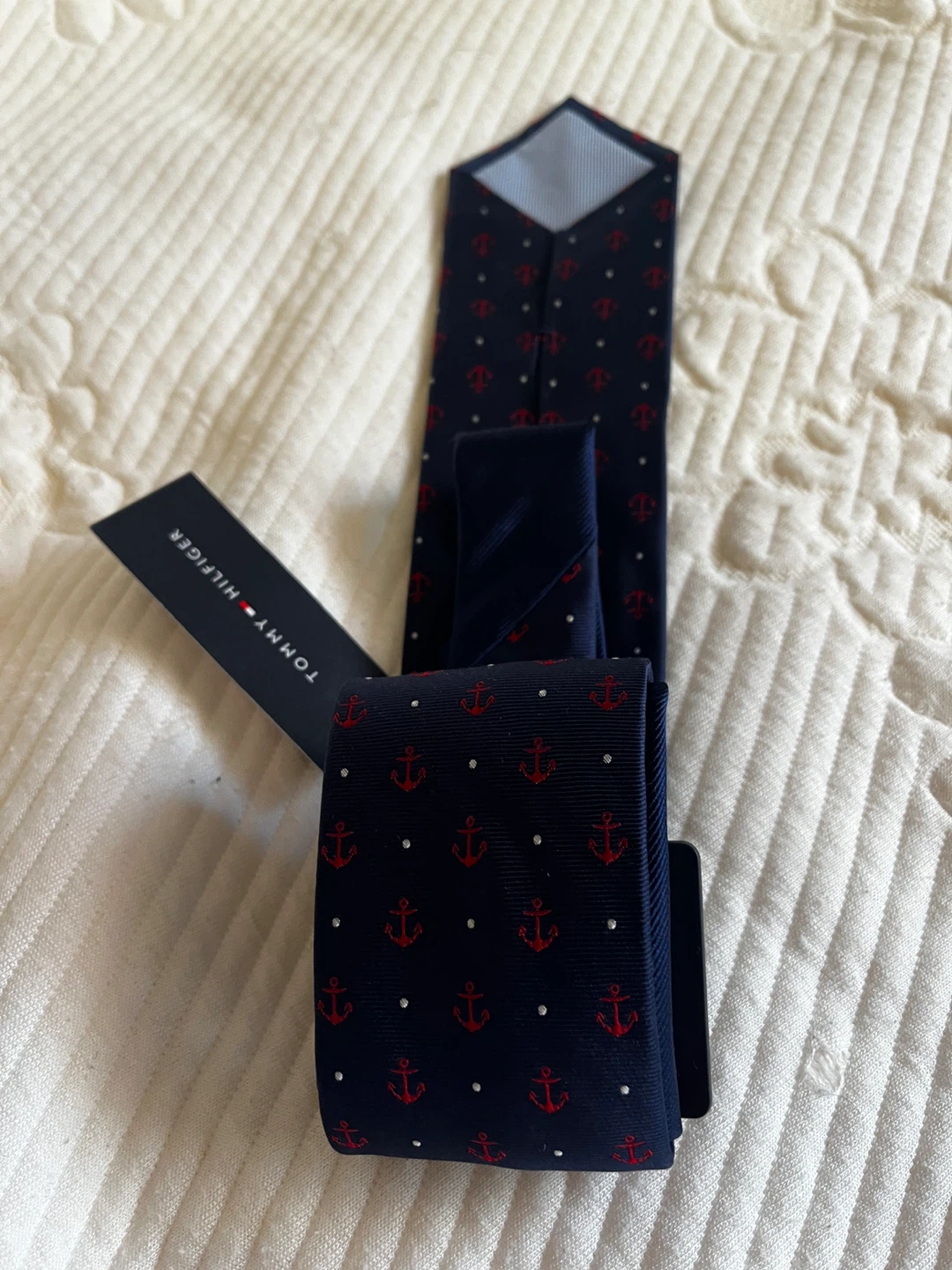 New Tommy Hilfiger Anchor Print Necktie - photo 4