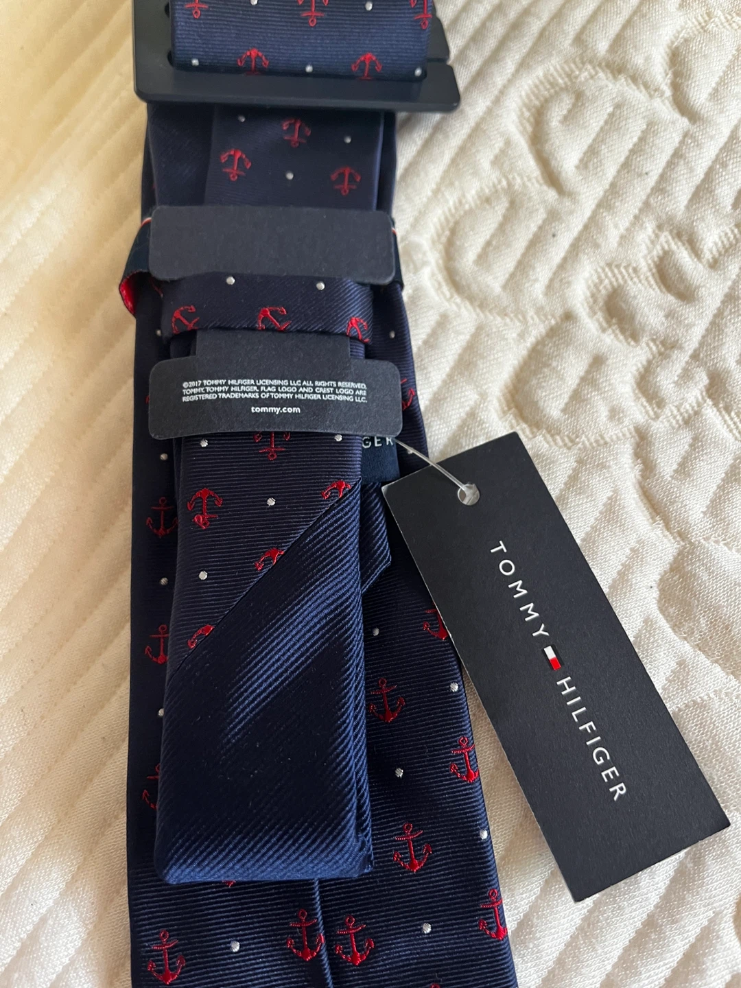 New Tommy Hilfiger Anchor Print Necktie - photo 5