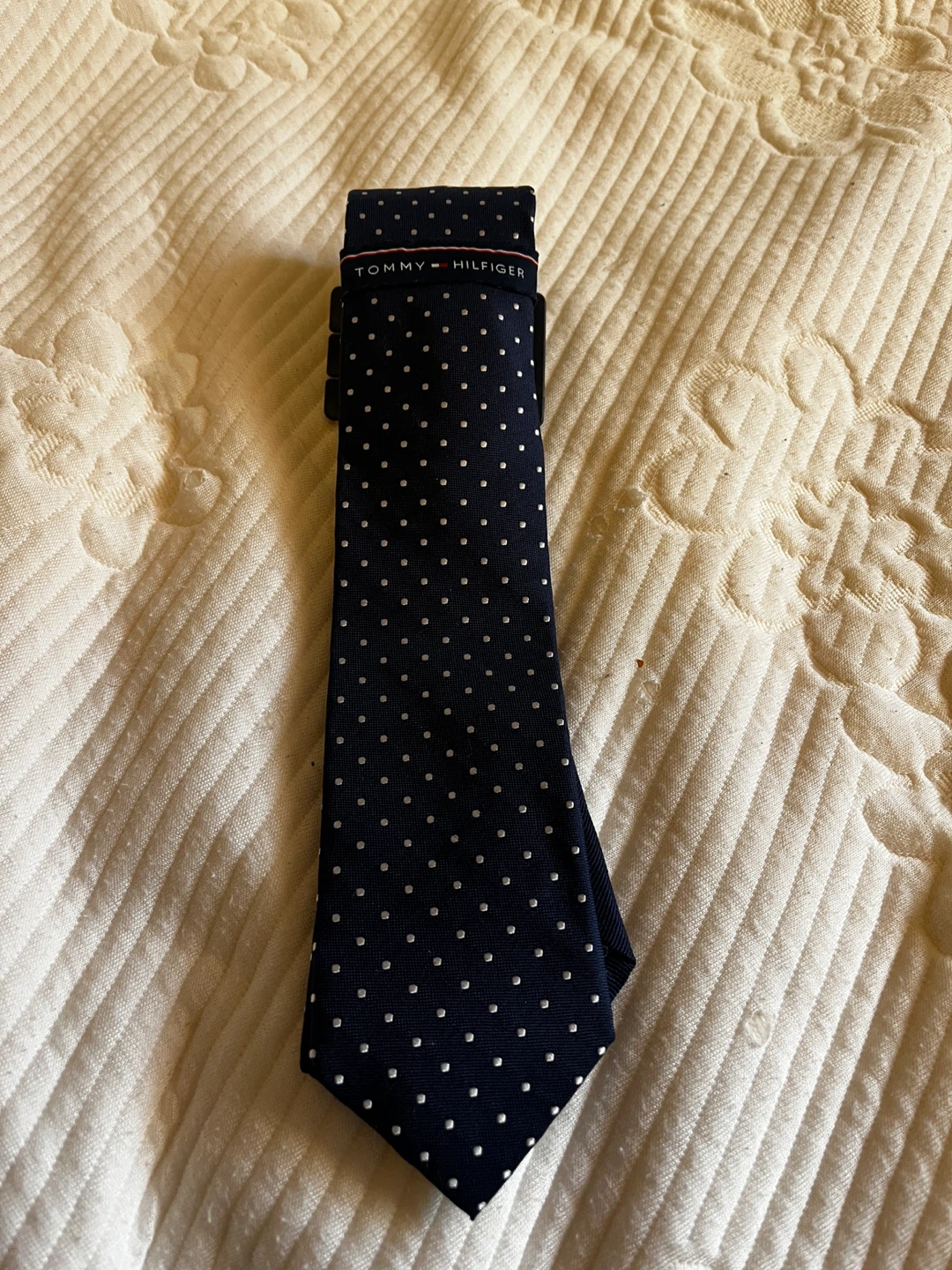 Tommy Hilfiger Navy Polka Dot Necktie - photo 2