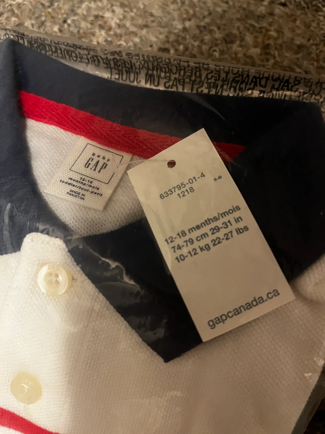 Baby Gap Striped Polo Shirt - photo 3