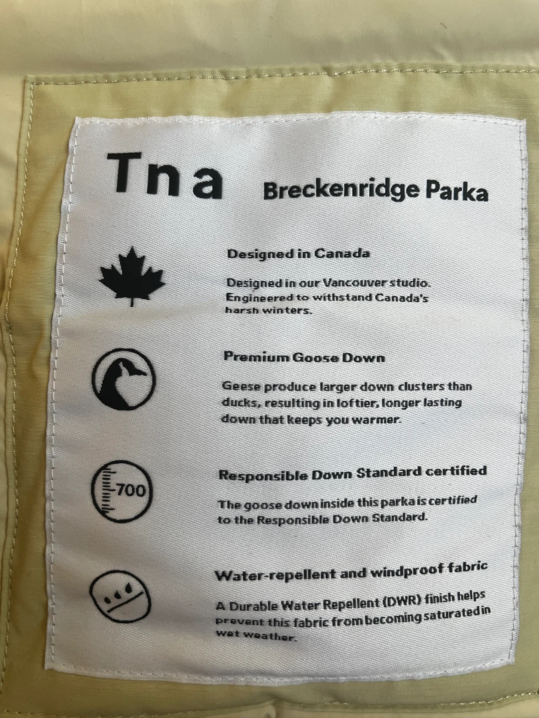 Tna Breckenridge Parka - Size M - photo 5