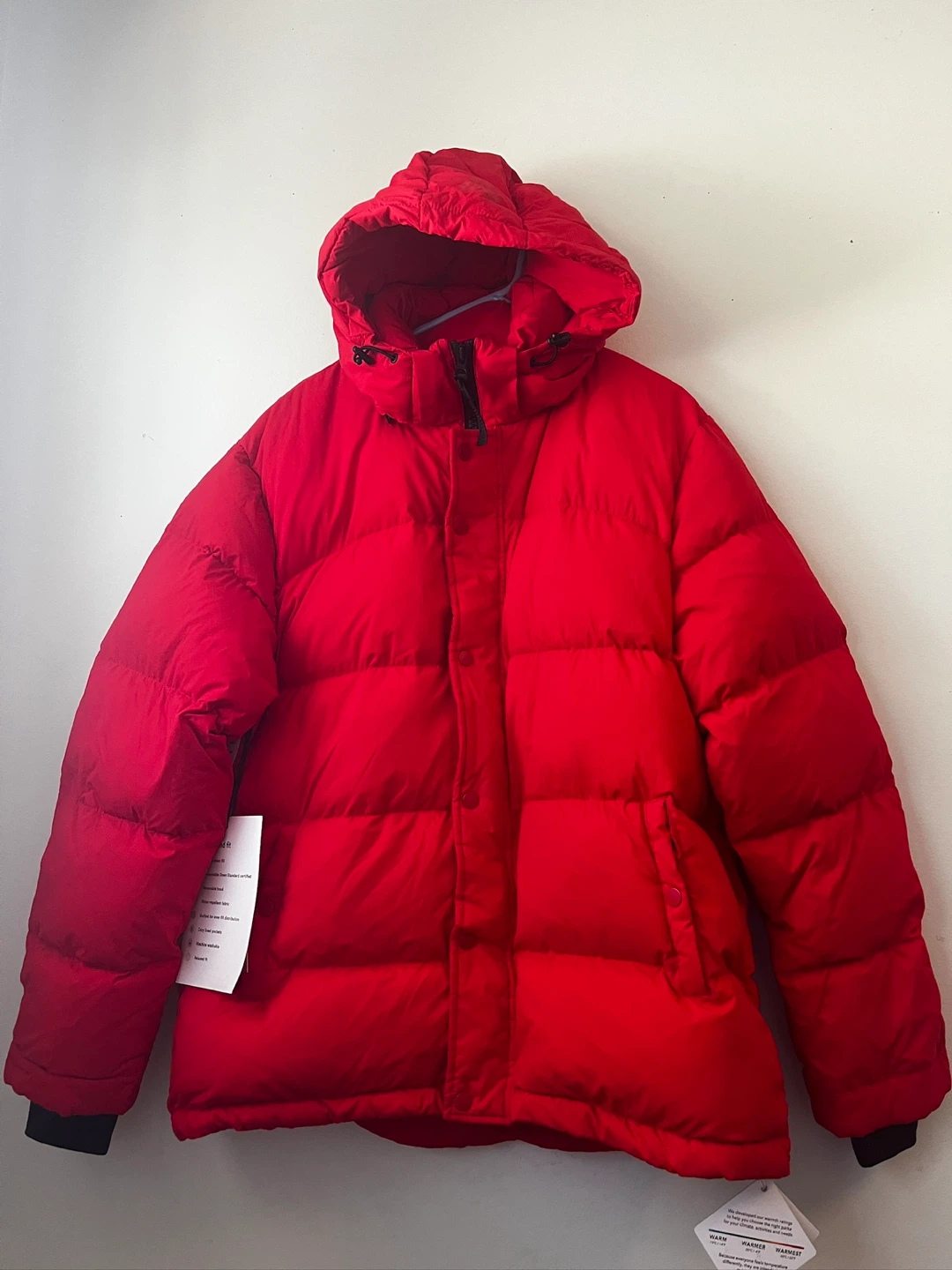 Tna The Super Puff Jacket - Red - Size Large