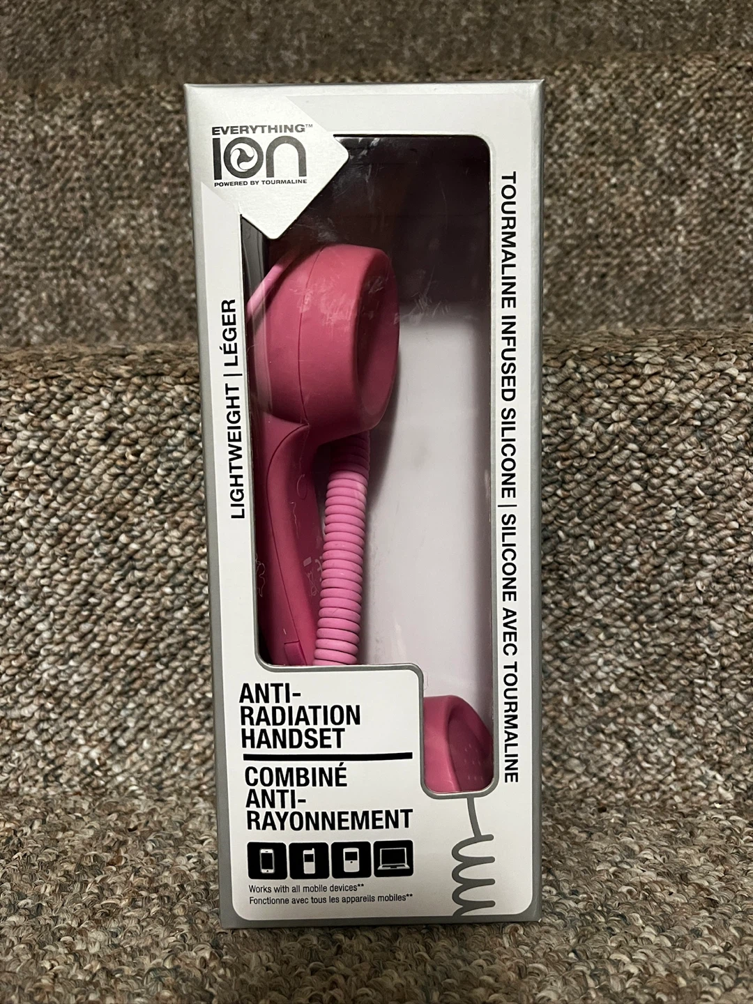 Everything Ion Anti-Radiation Handset - Pink