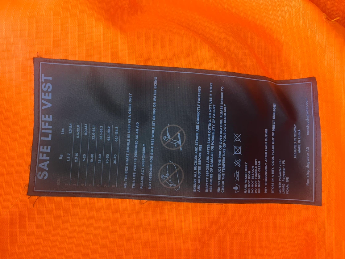 Non-stop dogwear Safe Life Vest - photo 2