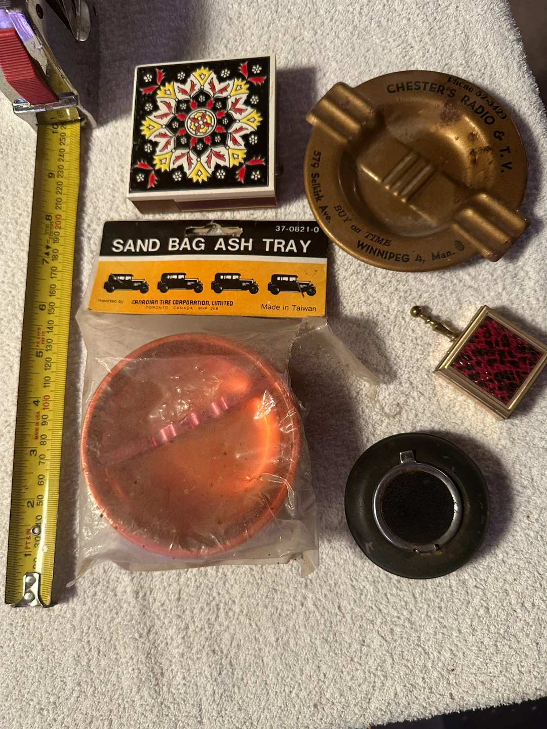 Assorted ashtrays
