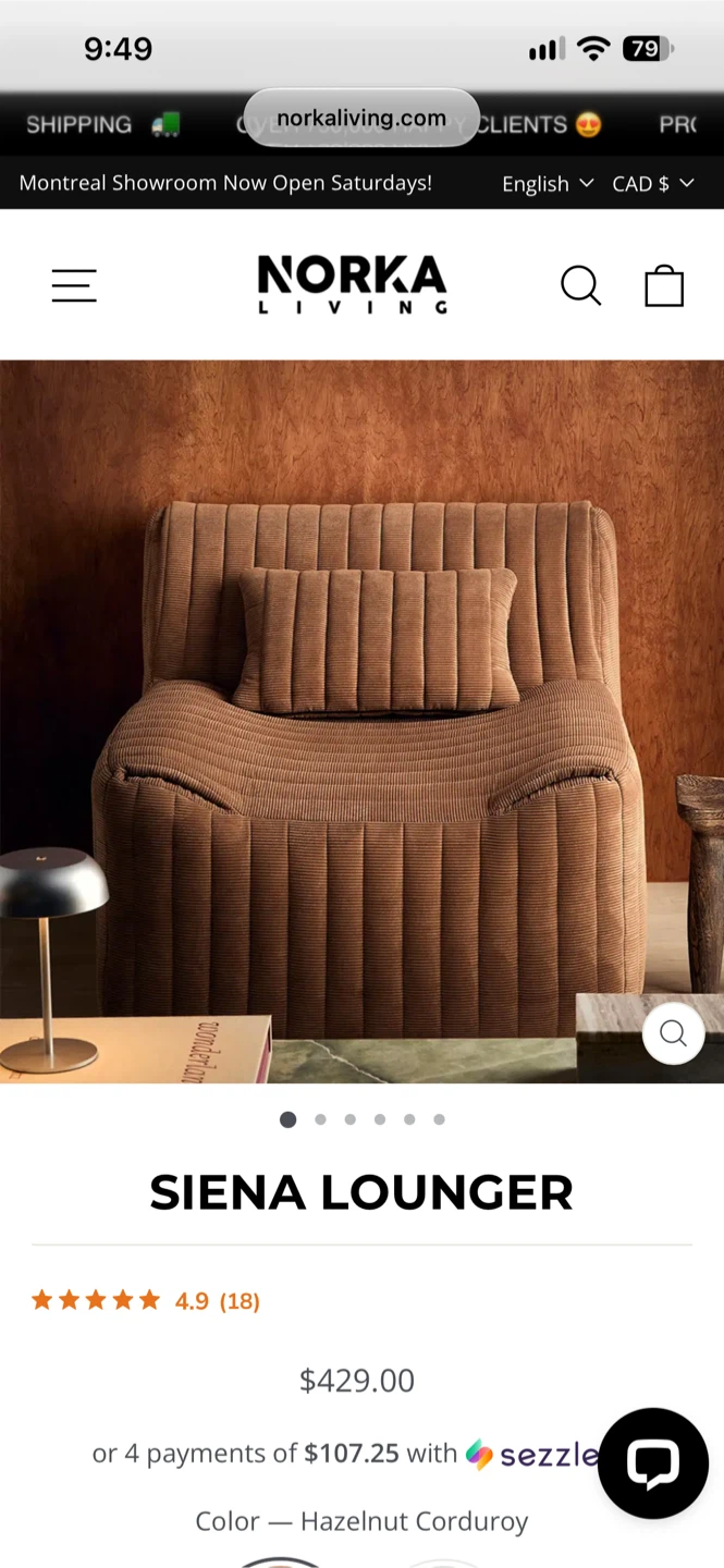 Norka Living Armless chair - photo 3