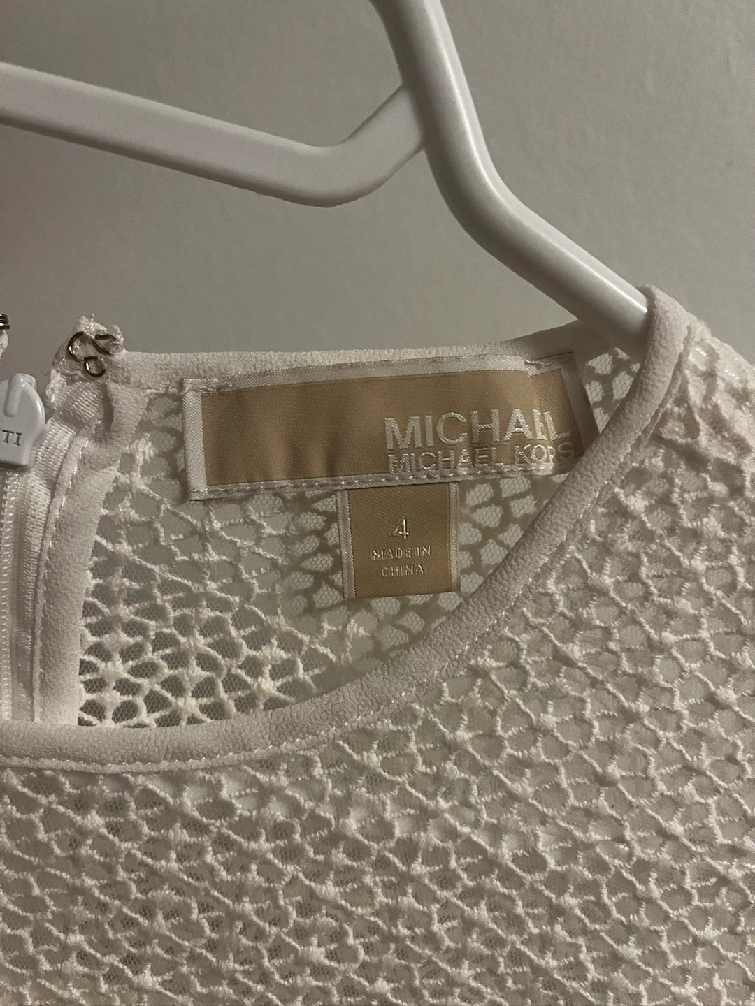 Michael Michael Kors white crochet top - photo 3