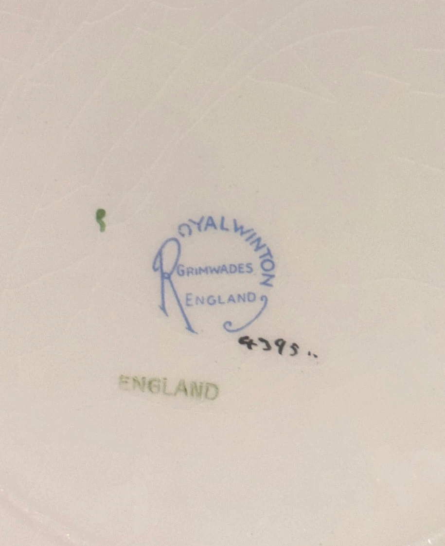 Vintage Royal Windsor Plate - Garden Scene - photo 2