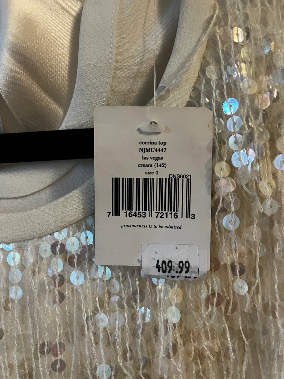 Kate Spade Corrina Top Cream Size 4 - photo 3