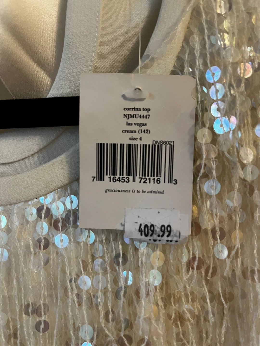 Kate Spade Corrina Top Cream Size 4 - photo 4