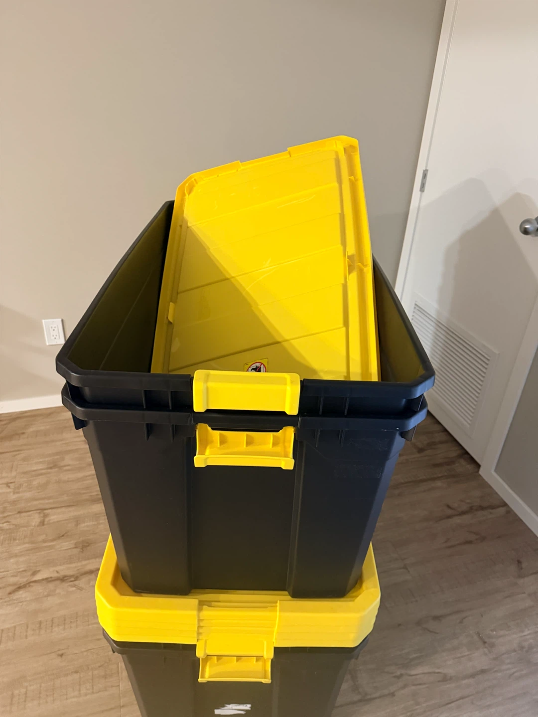 Four  Sterilite 189L Storage Totes - photo 2