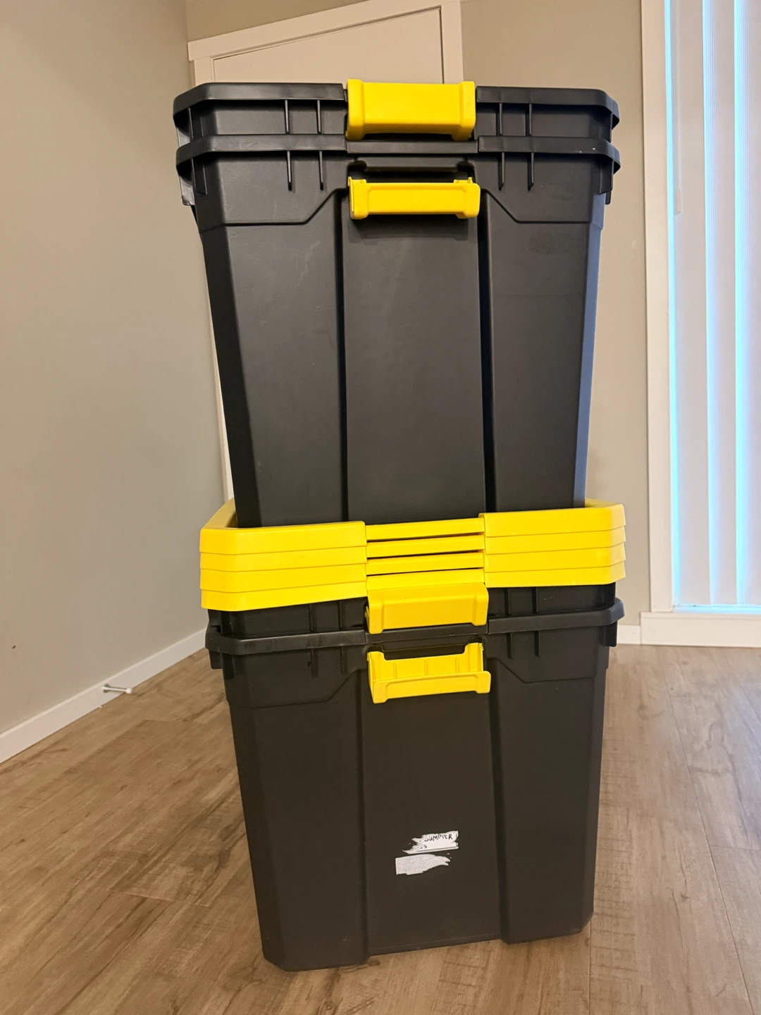 Four  Sterilite 189L Storage Totes - photo 3