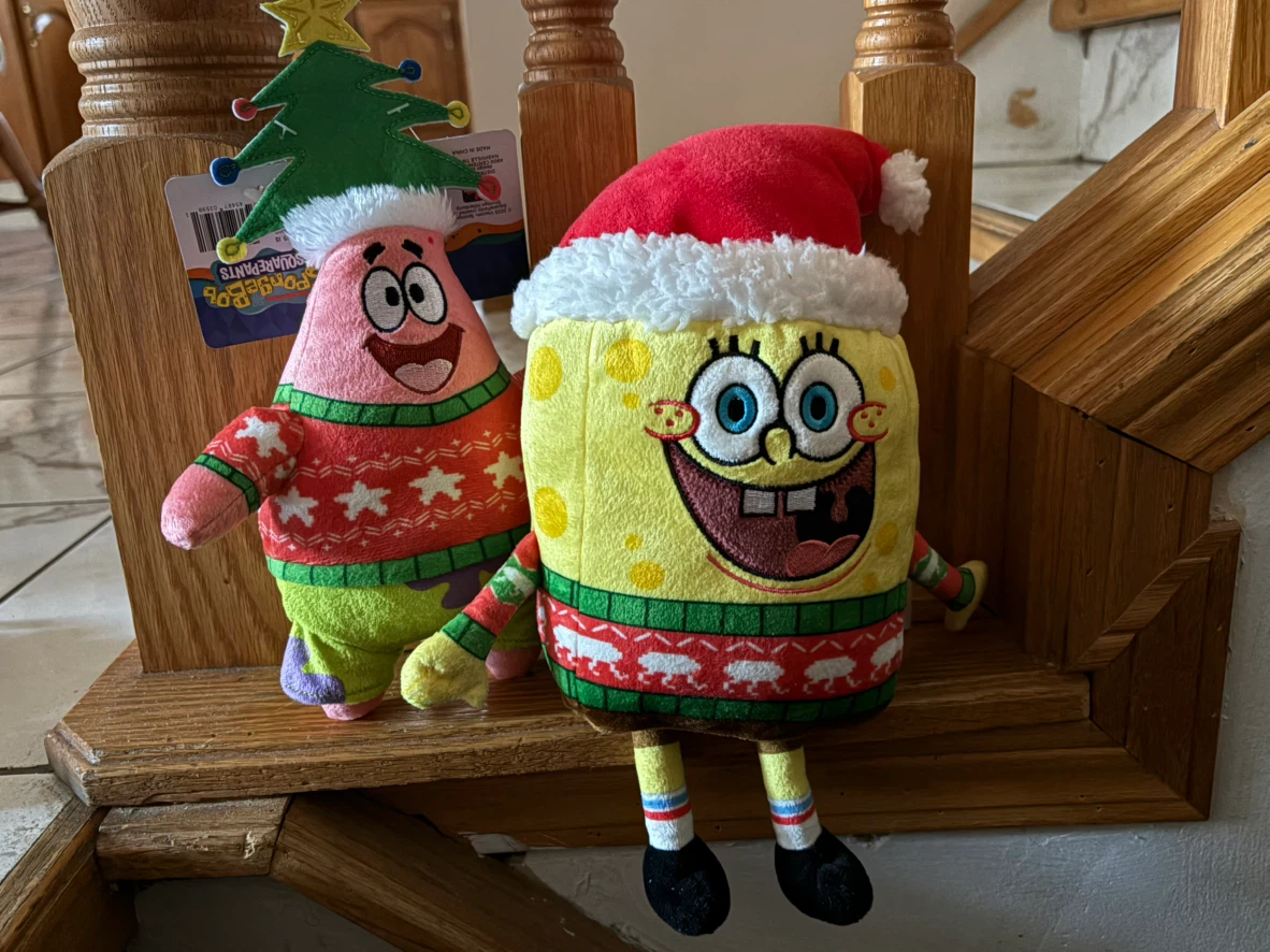 Dog-SpongeBob SquarePants Holiday Plush Toy Bundle