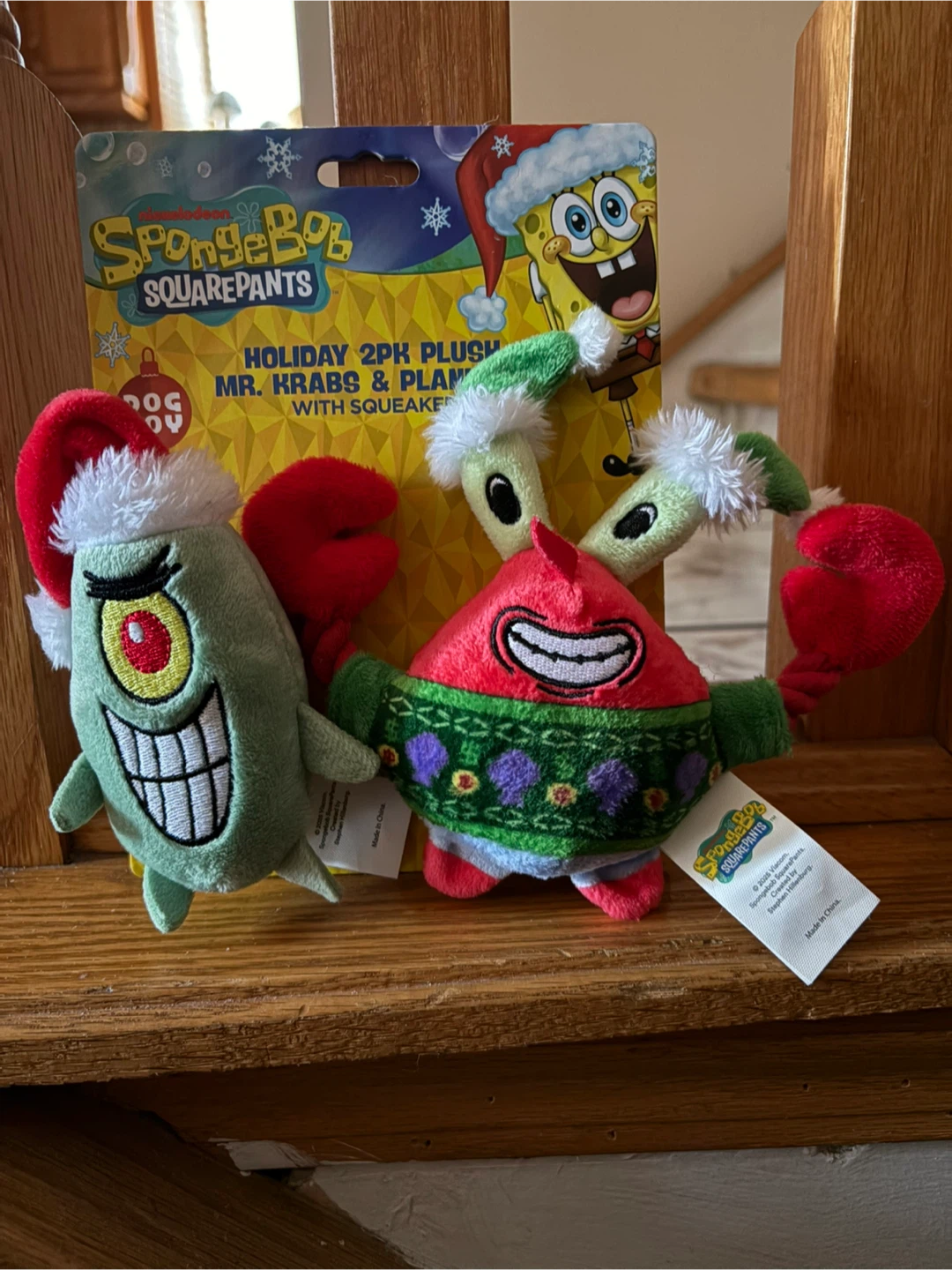 Dog-SpongeBob SquarePants Holiday Plush Toy Bundle - photo 2