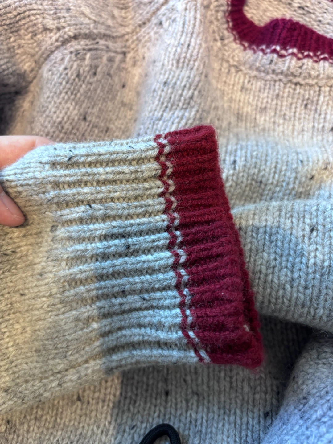 Grey Knit wool Sweater - photo 4