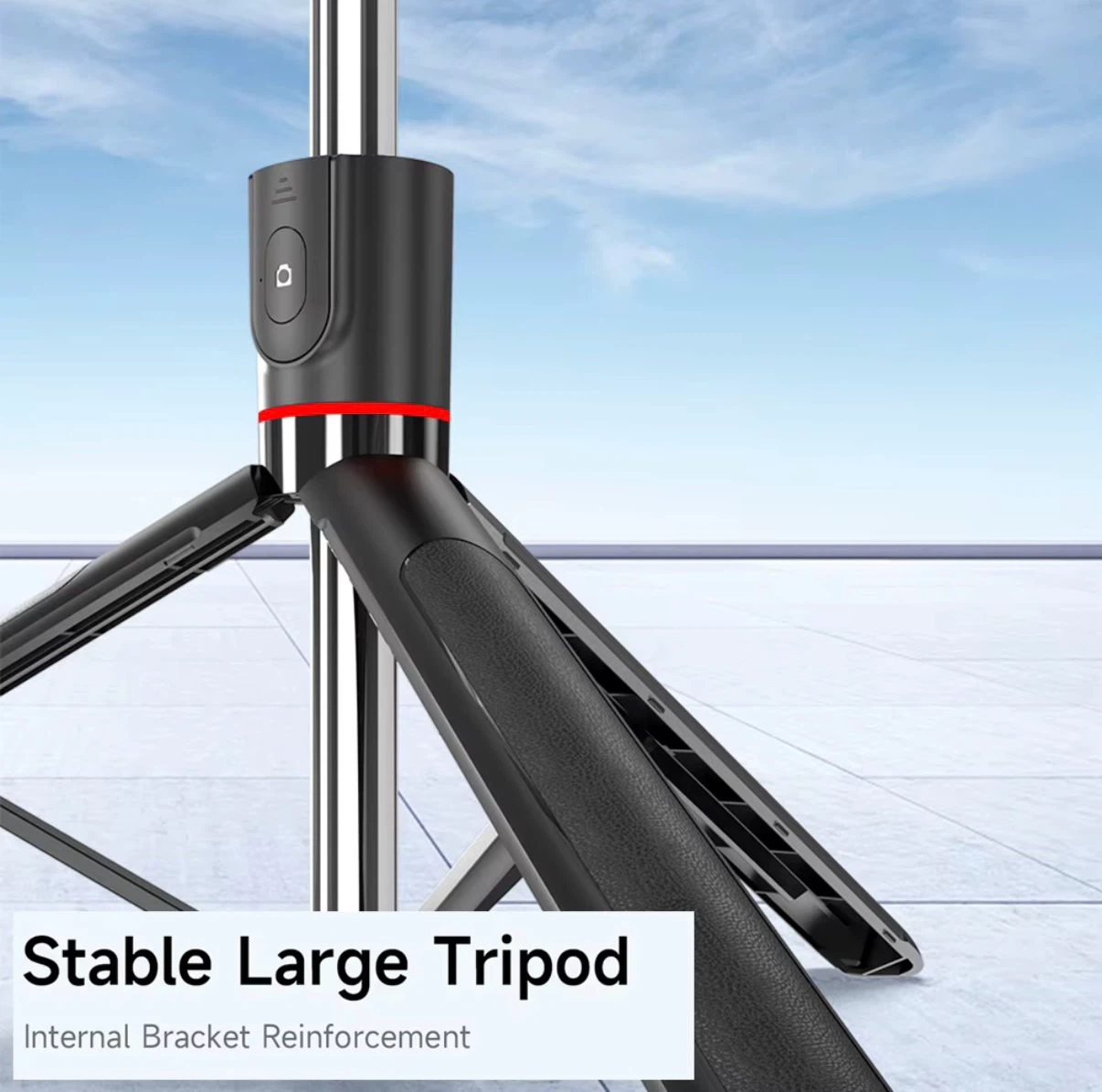 5’7” Selfie Stick Tripod with Bluetooth Remote - photo 3