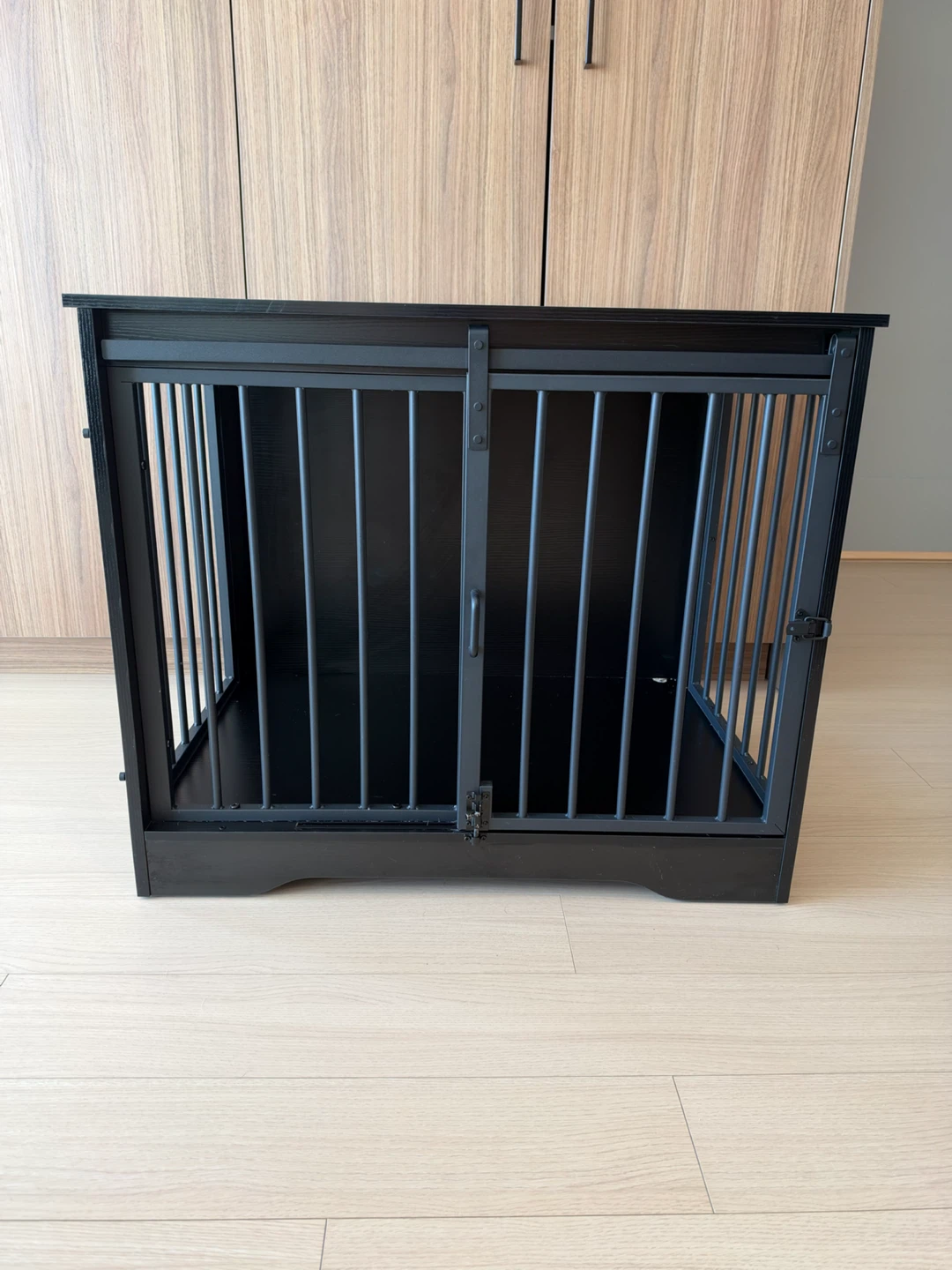 Sliding Barn Door Dog Crate