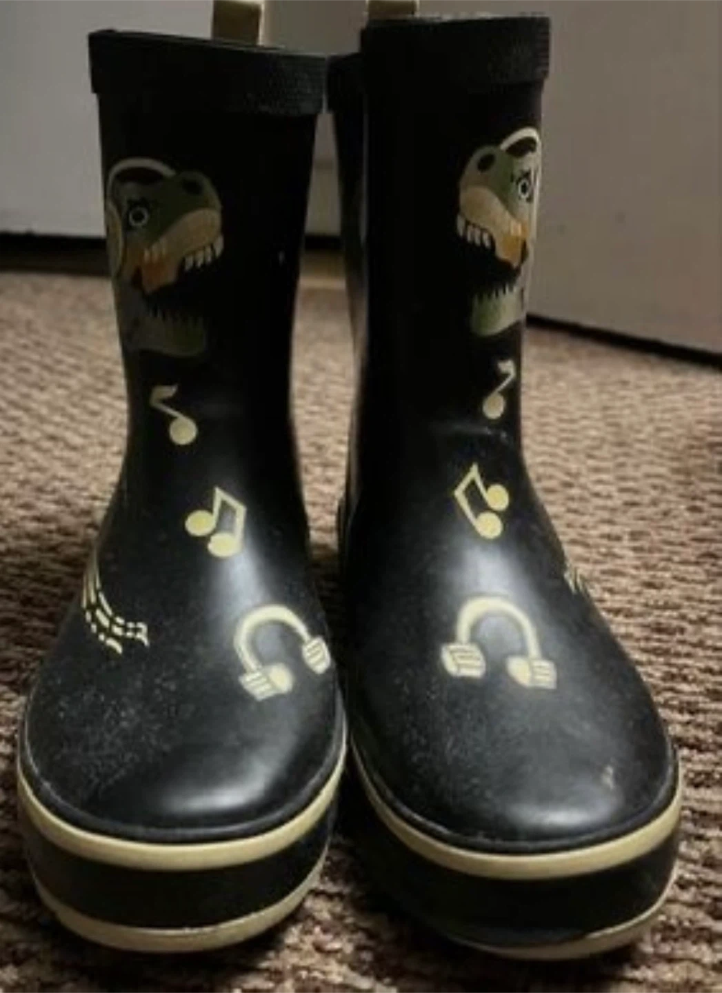 Weather Spirits Dinosaur Rain Boots ~ Size 12