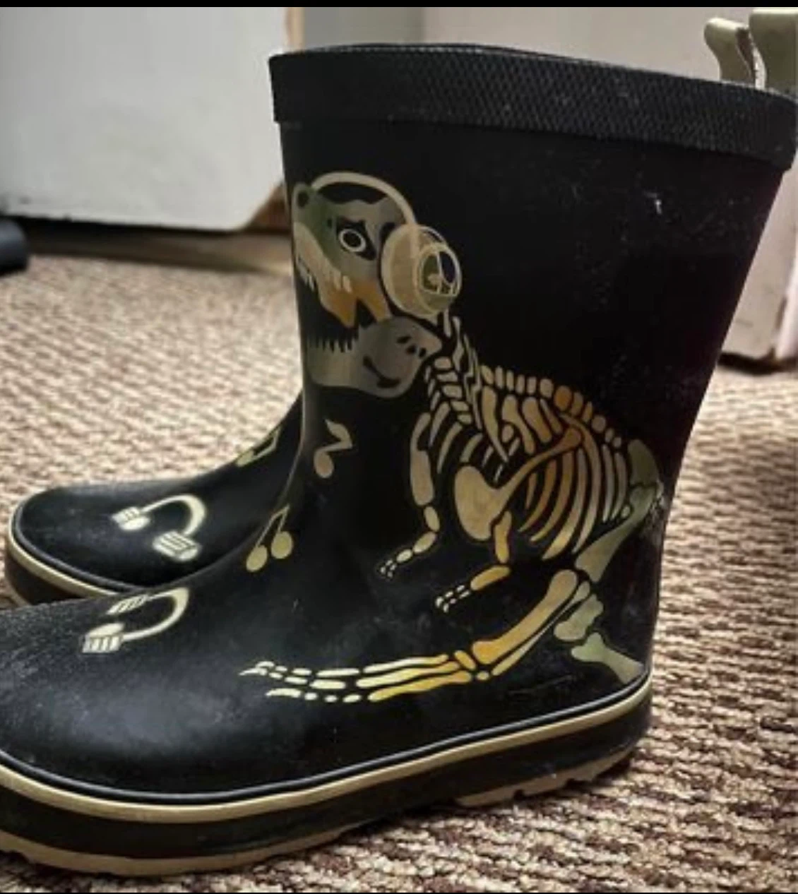 Weather Spirits Dinosaur Rain Boots ~ Size 12 - photo 2