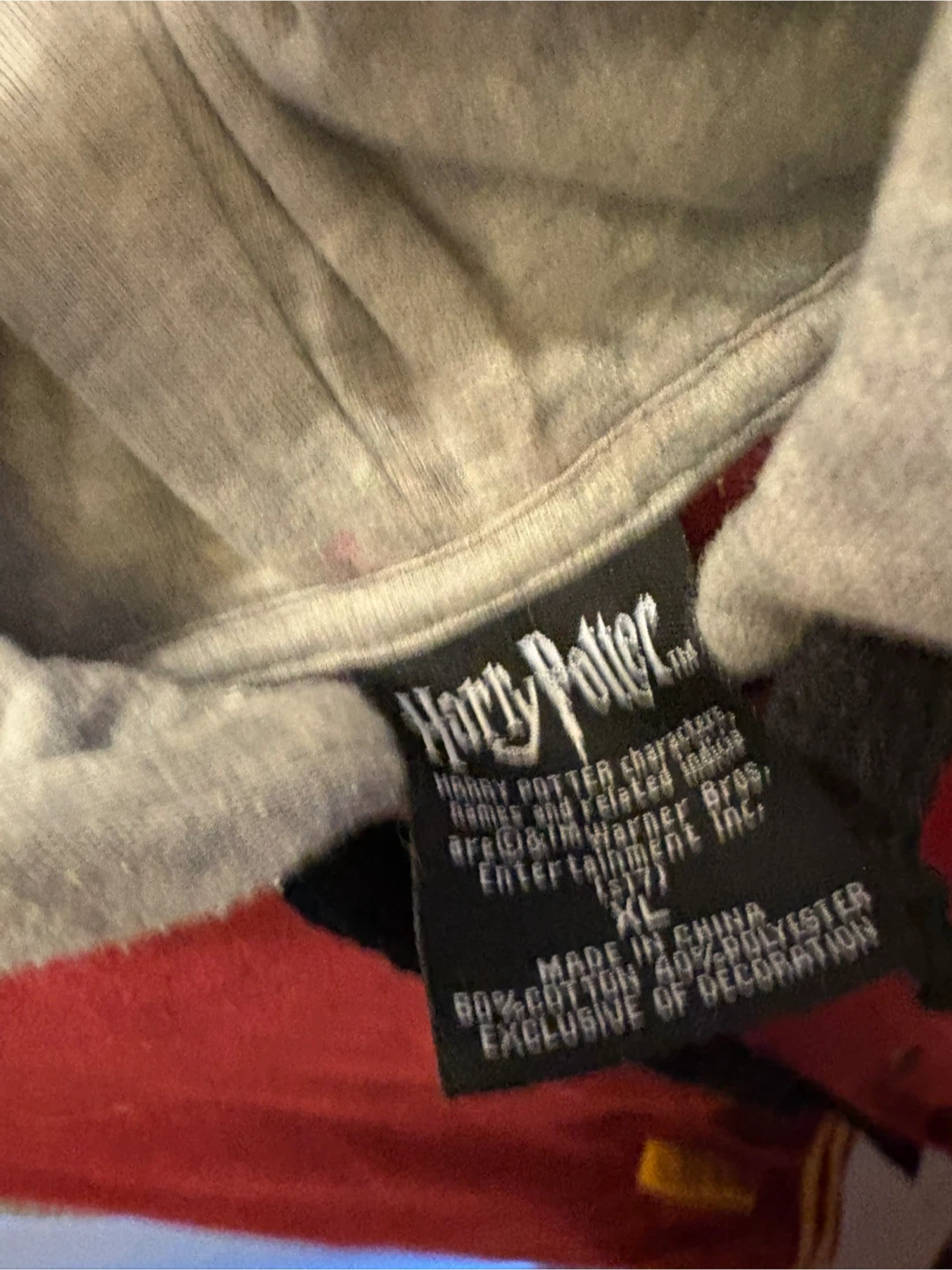 Harry Potter Gryffindor Varsity Hoodie XL - photo 4