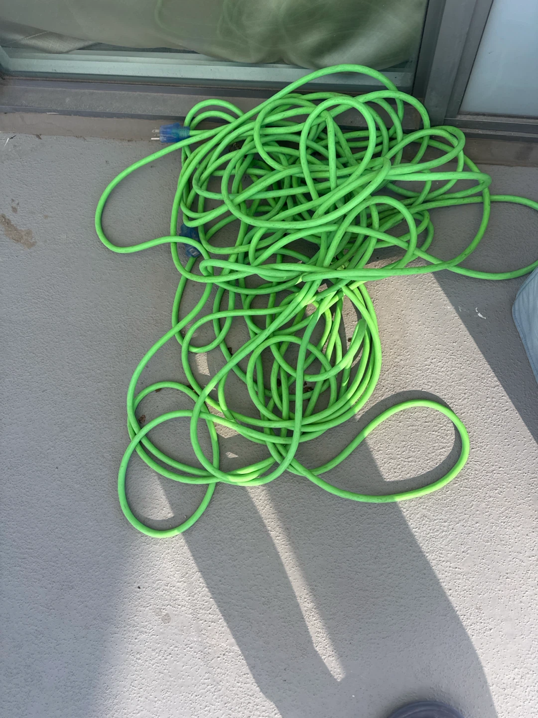 Bright Green Outdoor Extension Cord