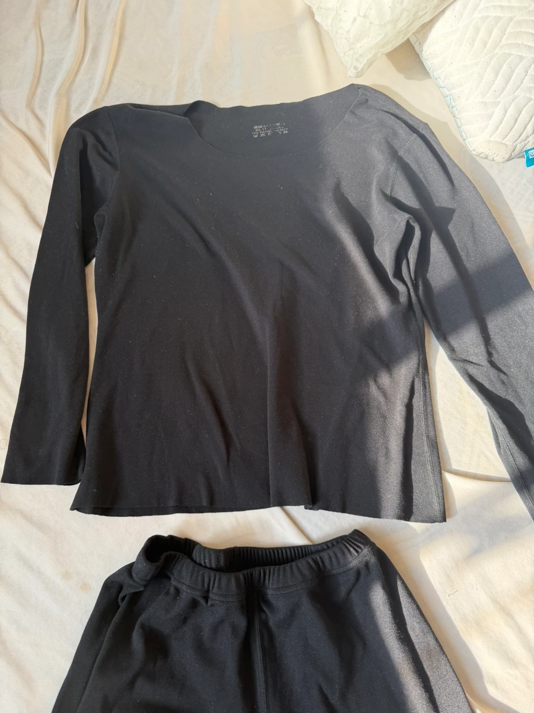 Black Thermal Long Johns Set - photo 3