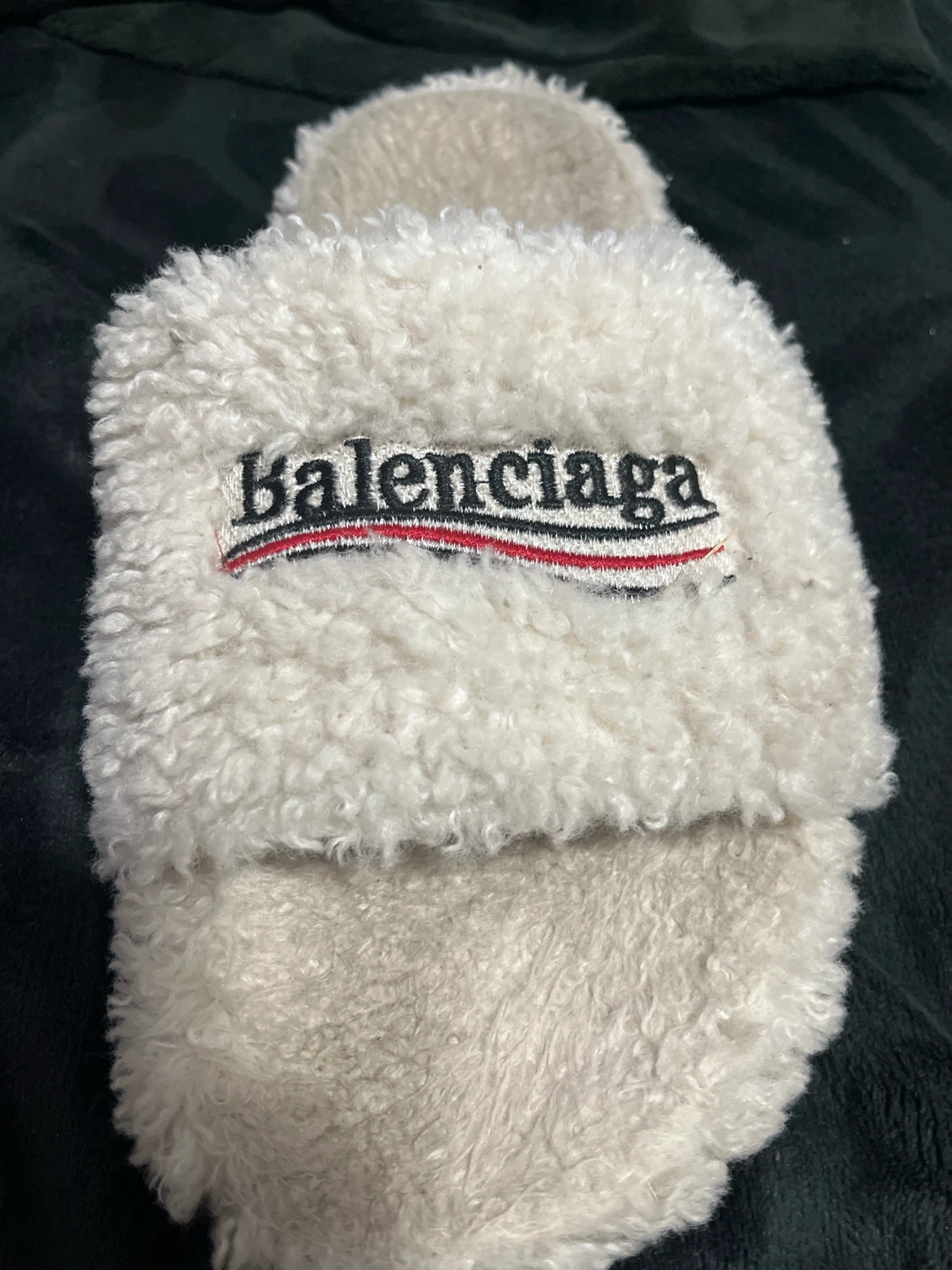 Balenciaga Fur Slides