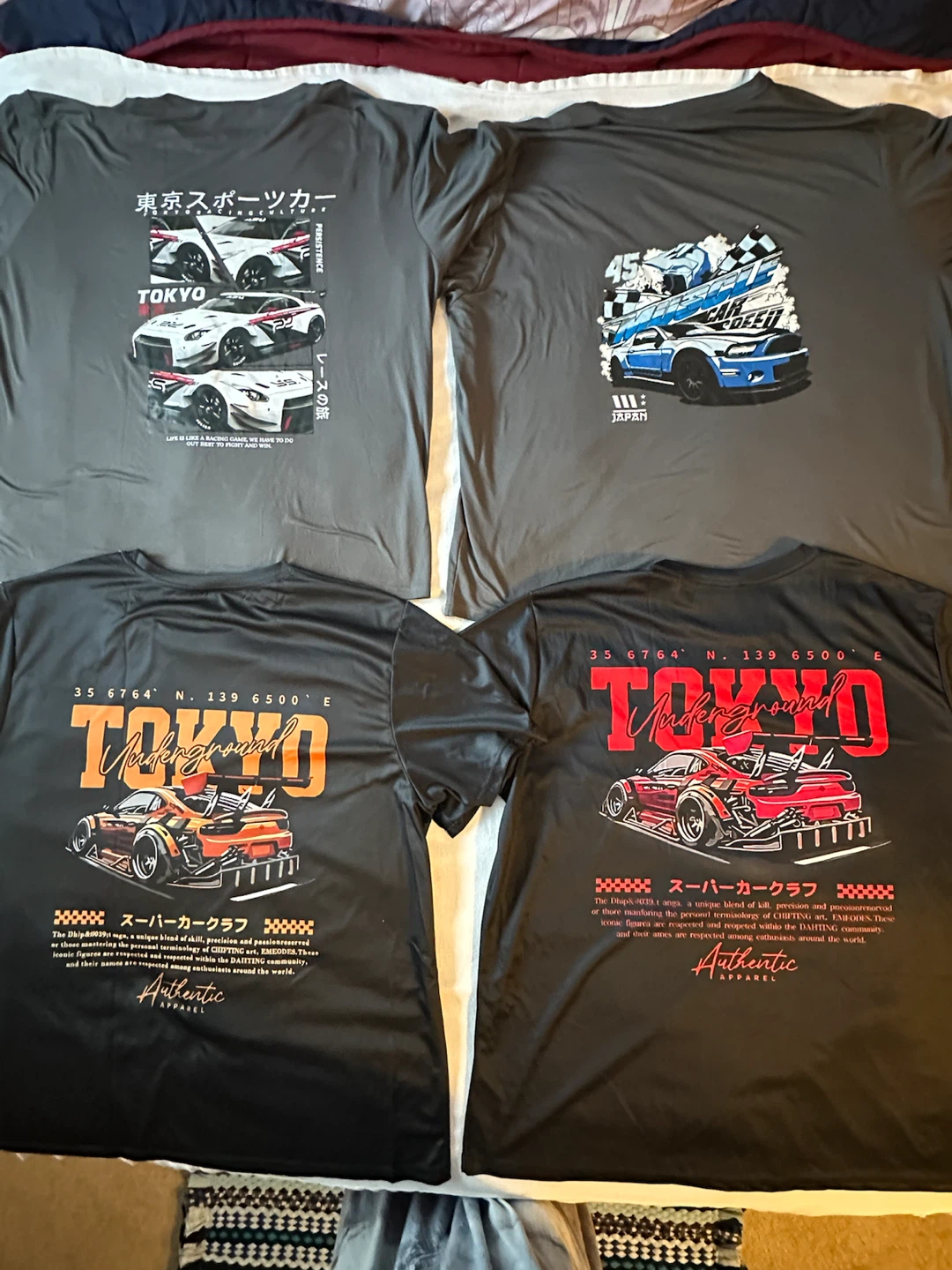 Set of 6 Graphic T-Shirts