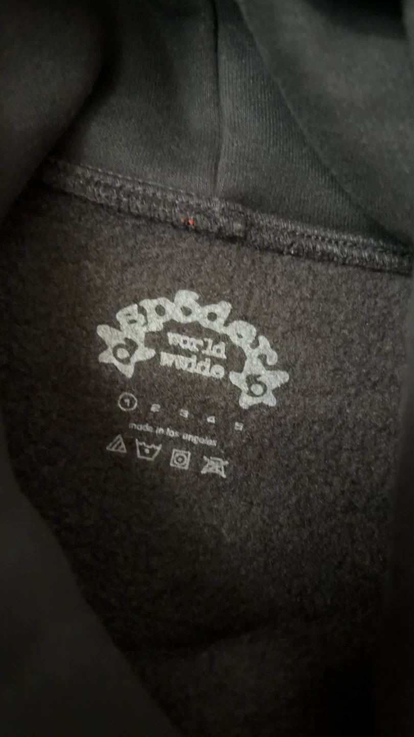 Sp5der I Love Spider Black Hoodie - photo 2