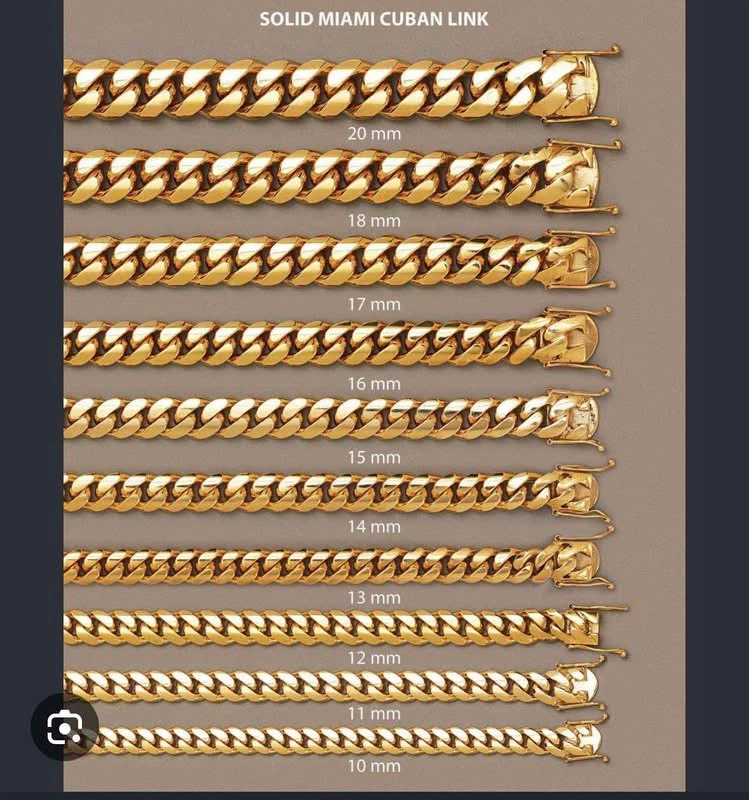 Three Gold Miami Cuban Link Bracelets - photo 2