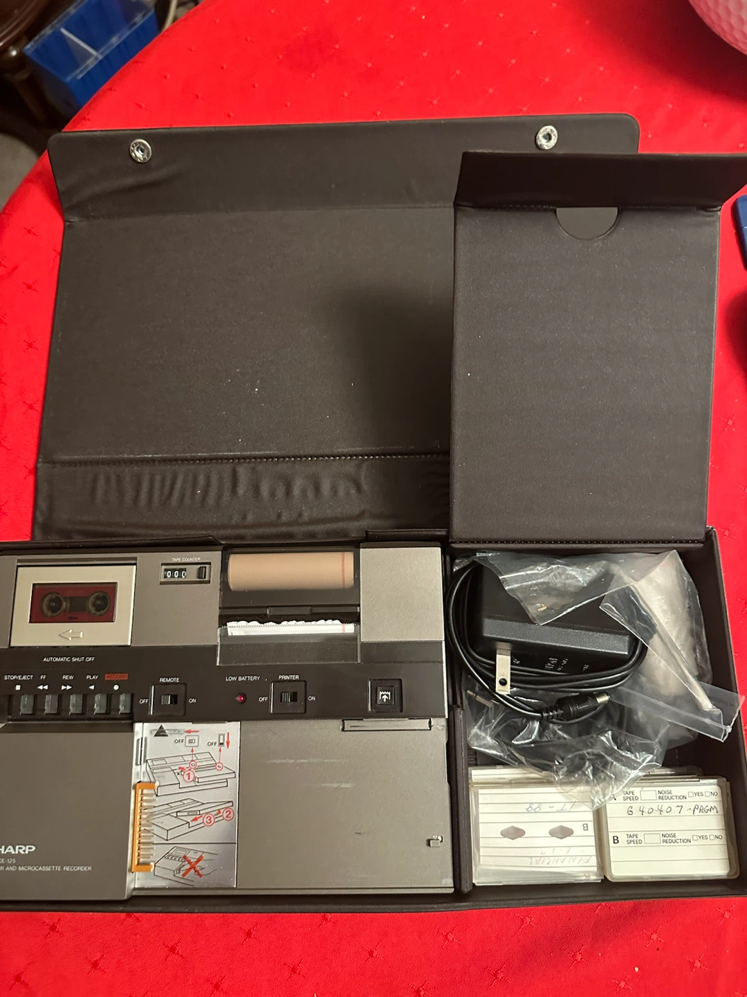Vintage Sharp CE-125 Pocket Computer Printer/Recorder - photo 2