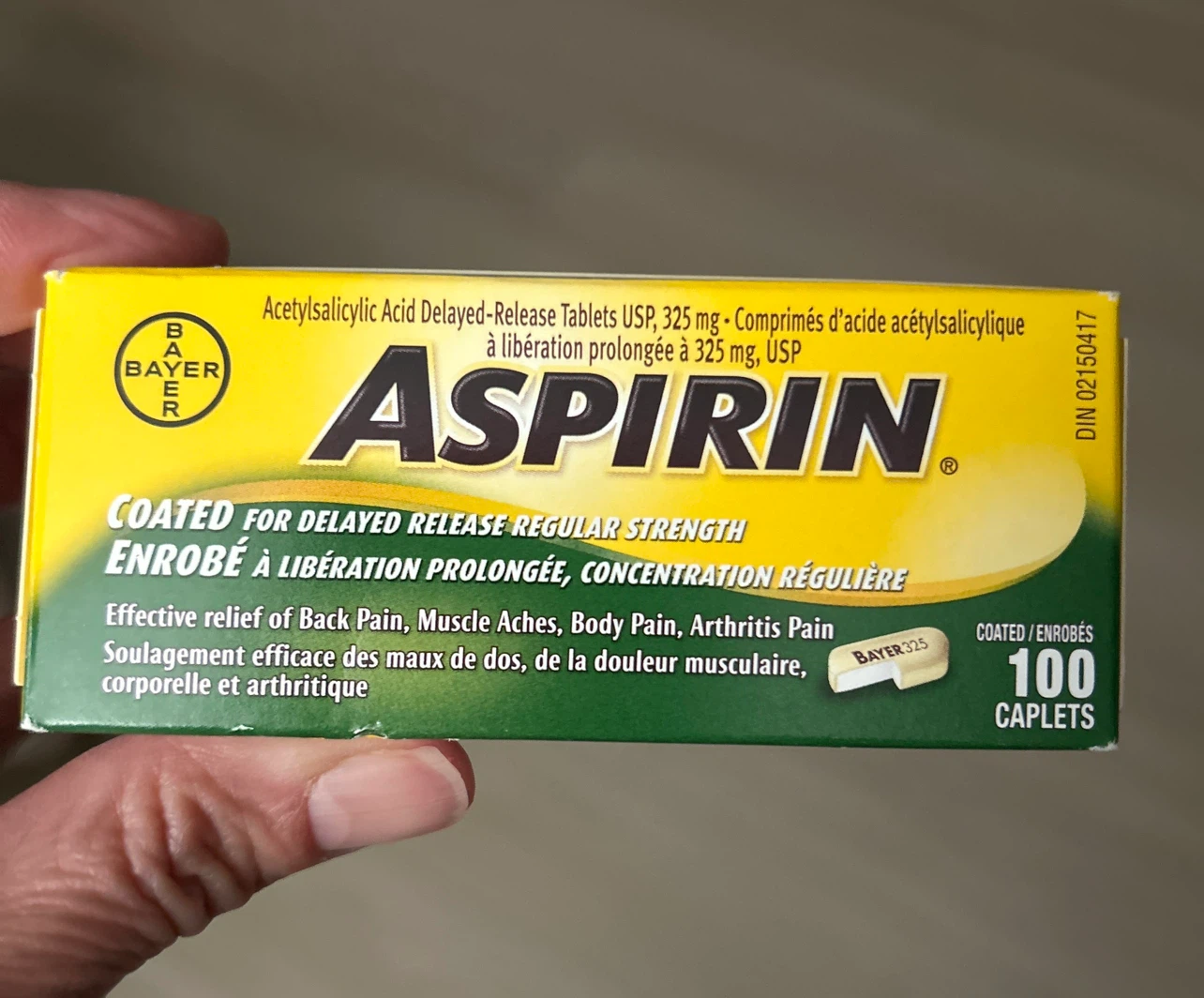 FREE  Bayer Aspirin 325mg 100 Caplets