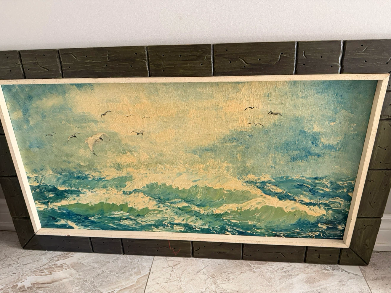 Large Seascape Oil Painting