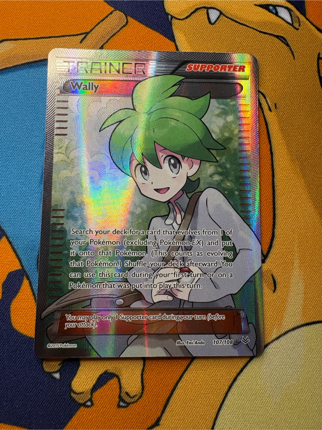 2016 Wally Trainer Supporter Card 107/108 LP