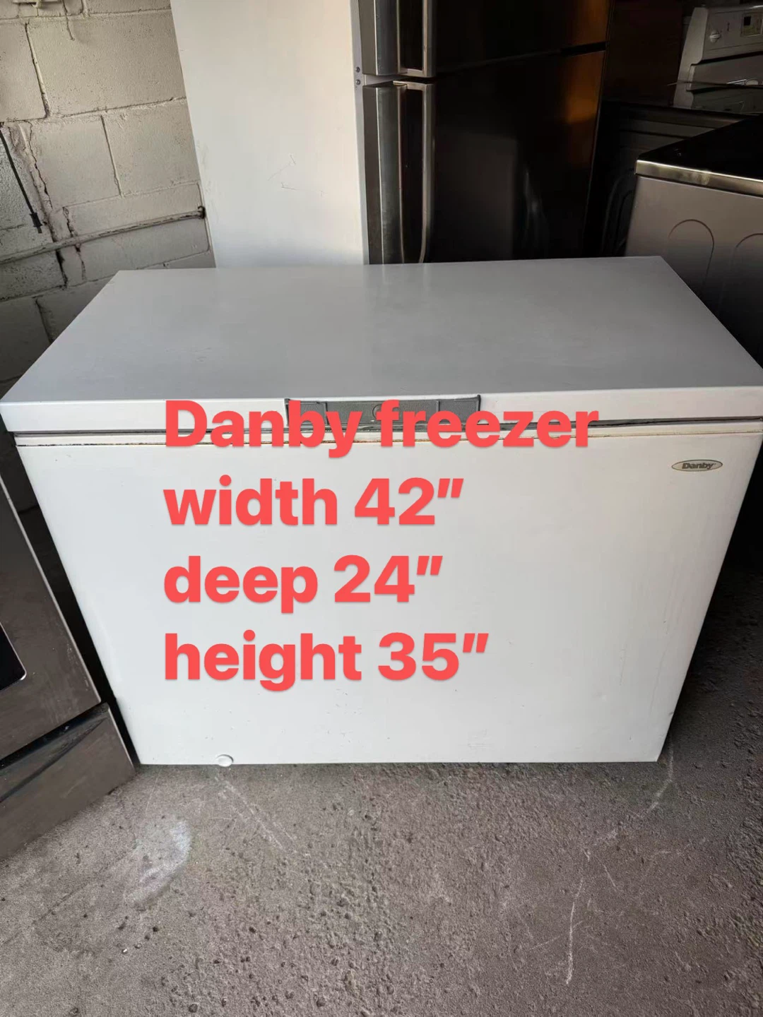 Good condition Danny Chest Freezer $130