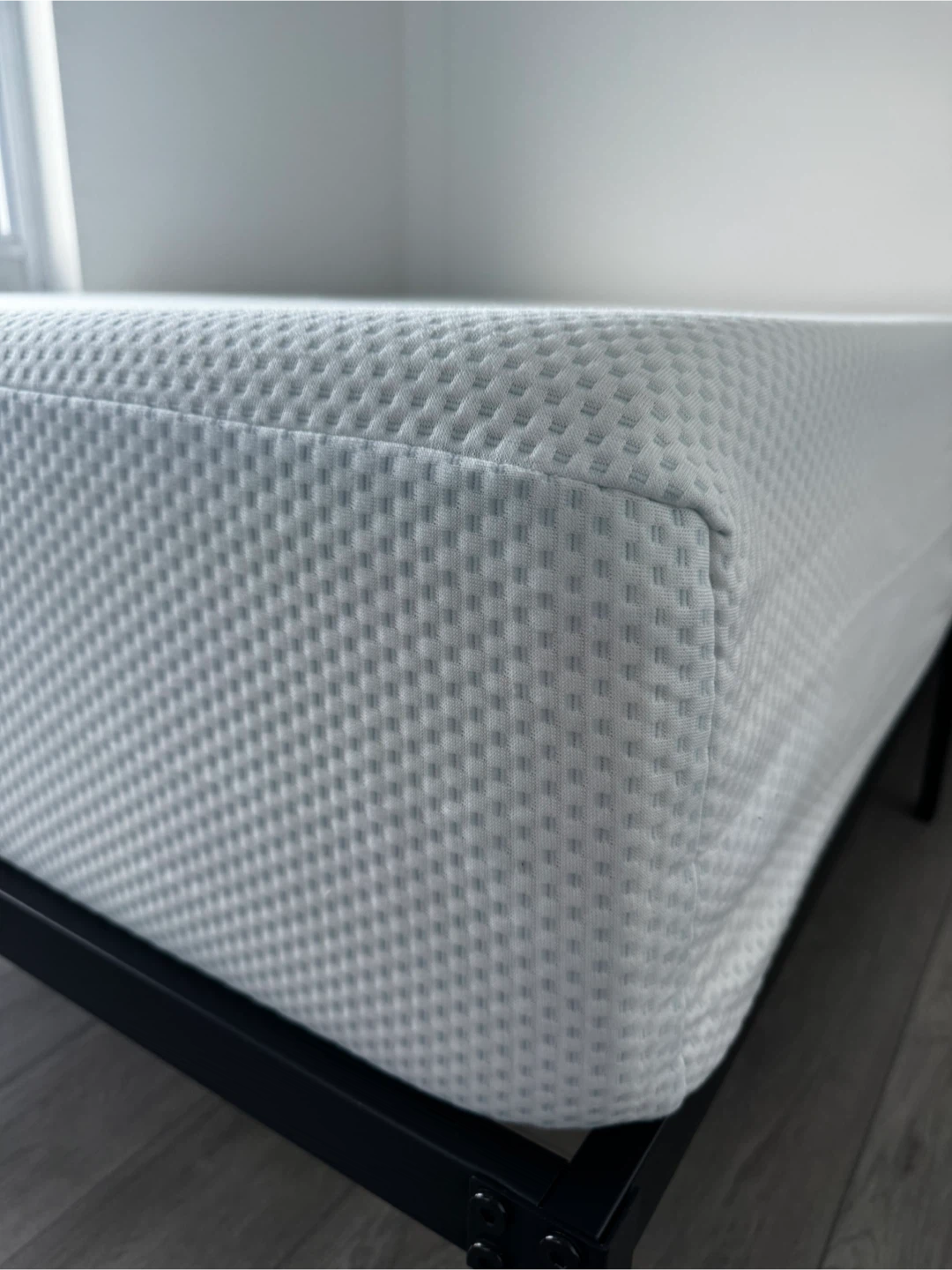 Queen Mattress + Black Metal Bed Frame - photo 2