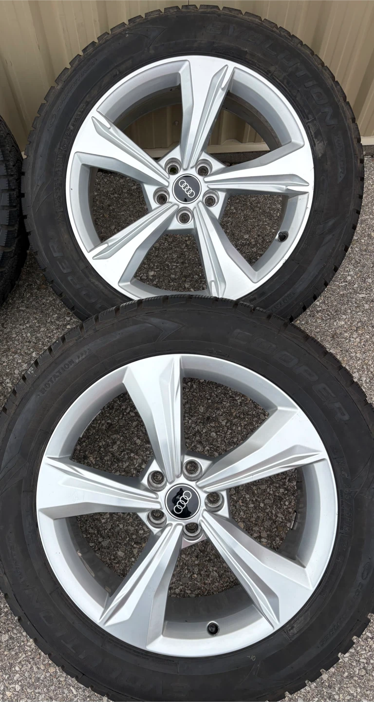 4 x 235/55/19  COOPER WINTER TIRES AND OEM AUDI RIMS $1550 - photo 2