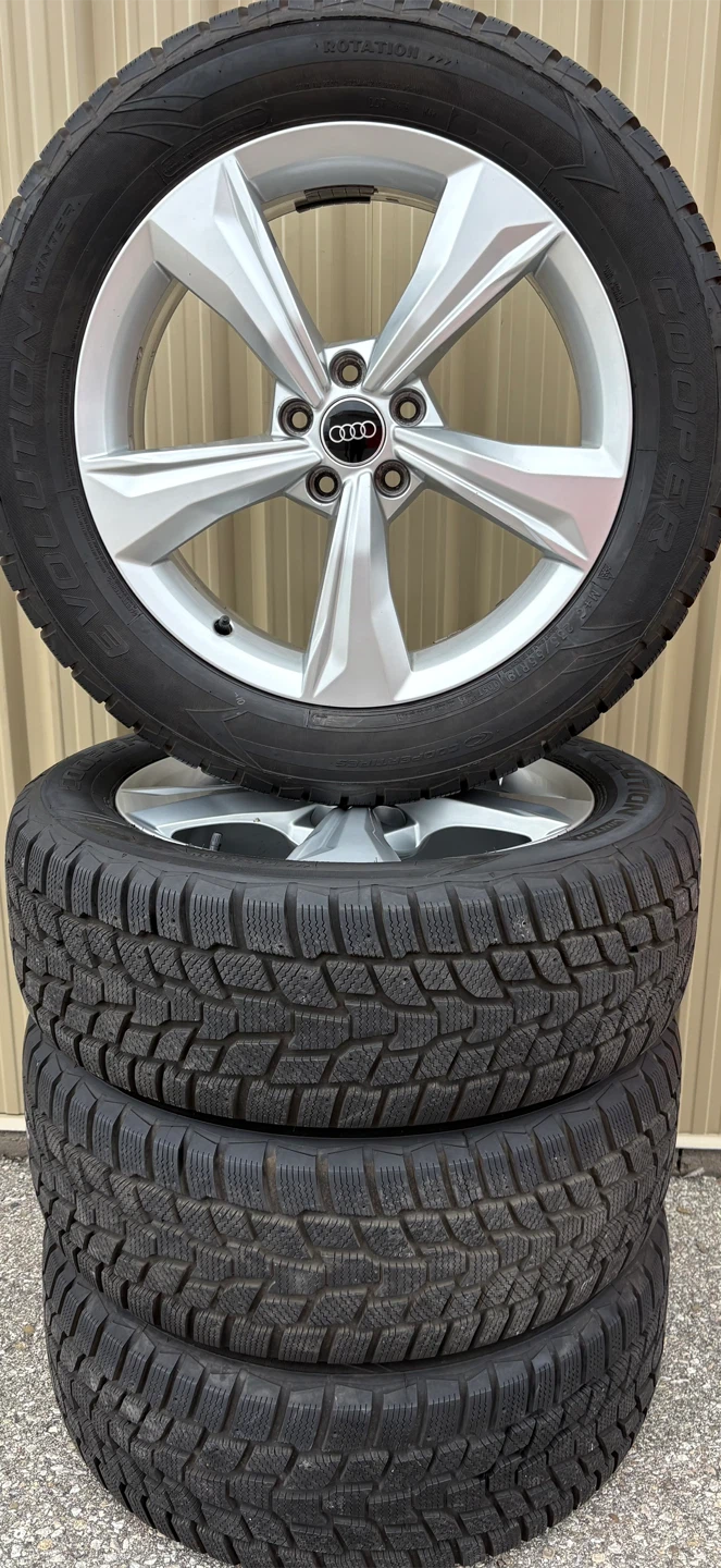 4 x 235/55/19  COOPER WINTER TIRES AND OEM AUDI RIMS $1550 - photo 4