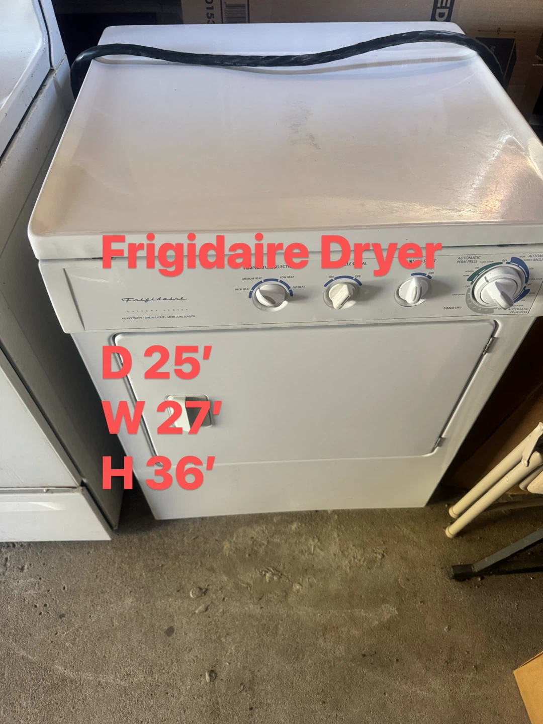 Good condition Frigidaire dryer $150