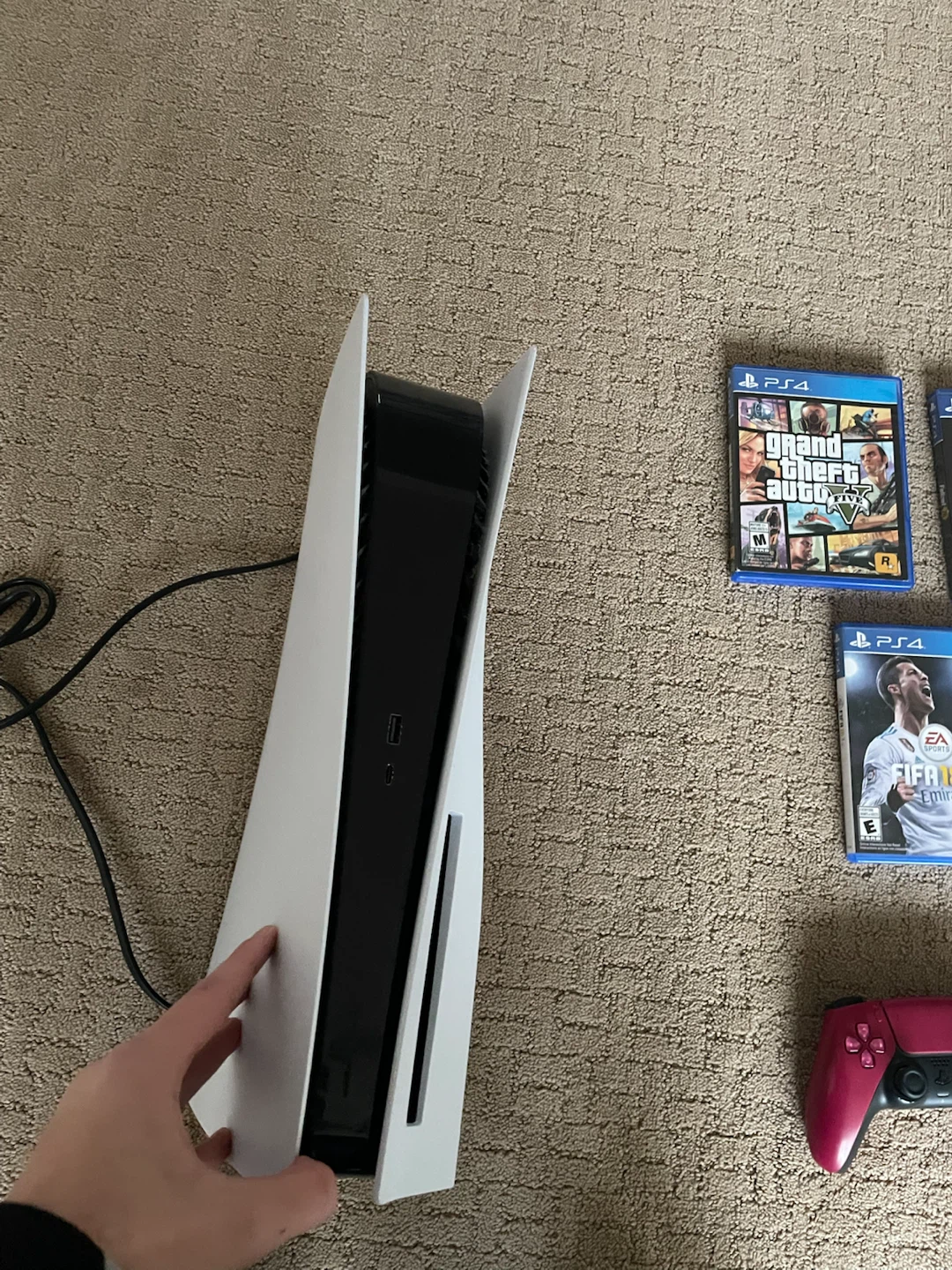 Ps5 disc version condition new - photo 2