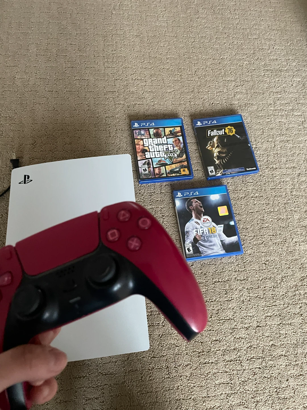Ps5 disc version condition new - photo 3