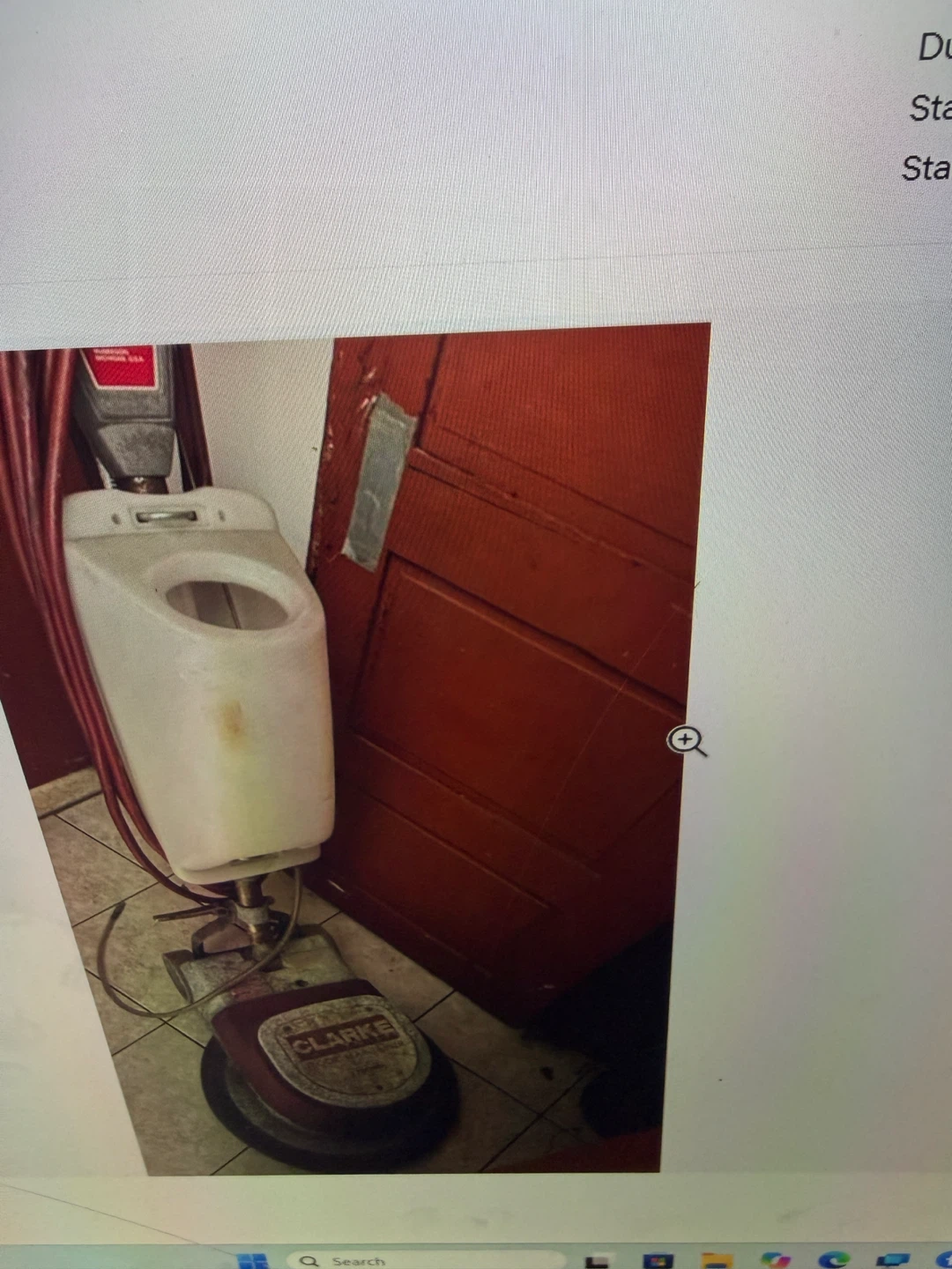 Clarke Floor Polisher model 1700HD