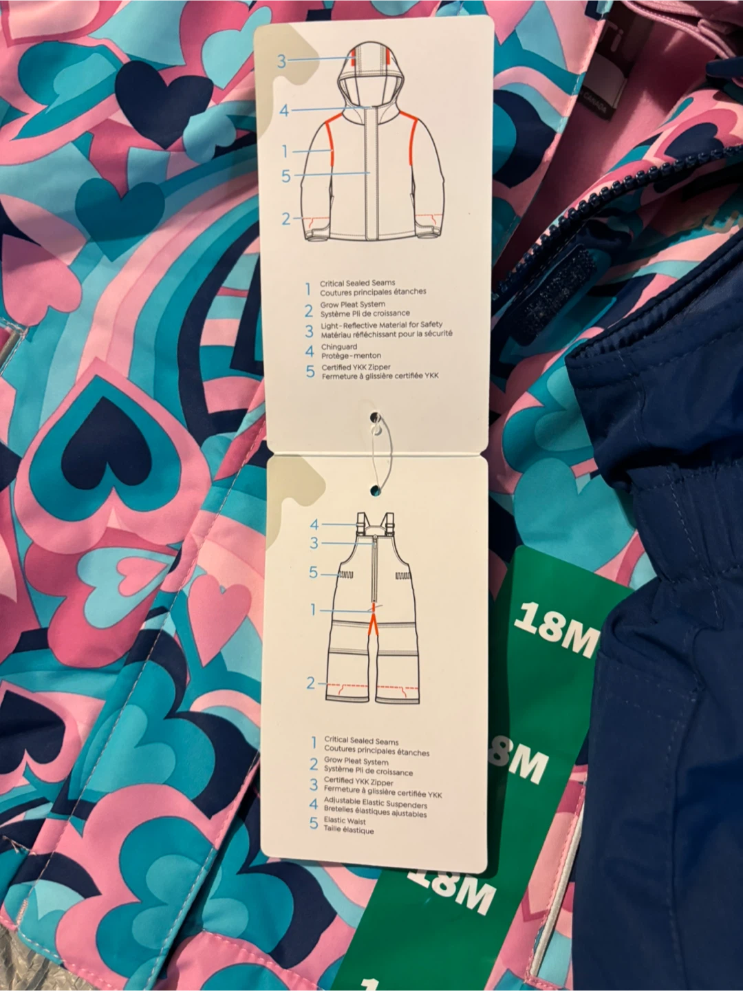 Gusti Toddler Girl Snowsuit Set 18M - photo 3