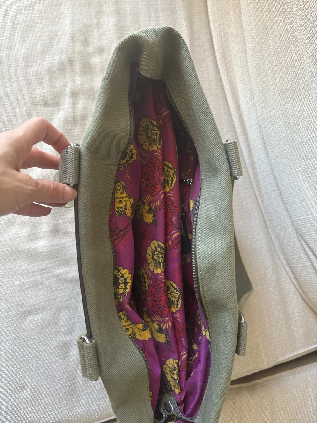Hedgren Olive Green Tote Bag - photo 4