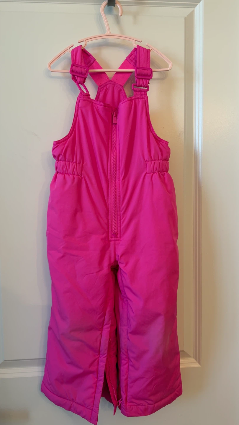 Baby Gap Pink Winter Snow Bibs