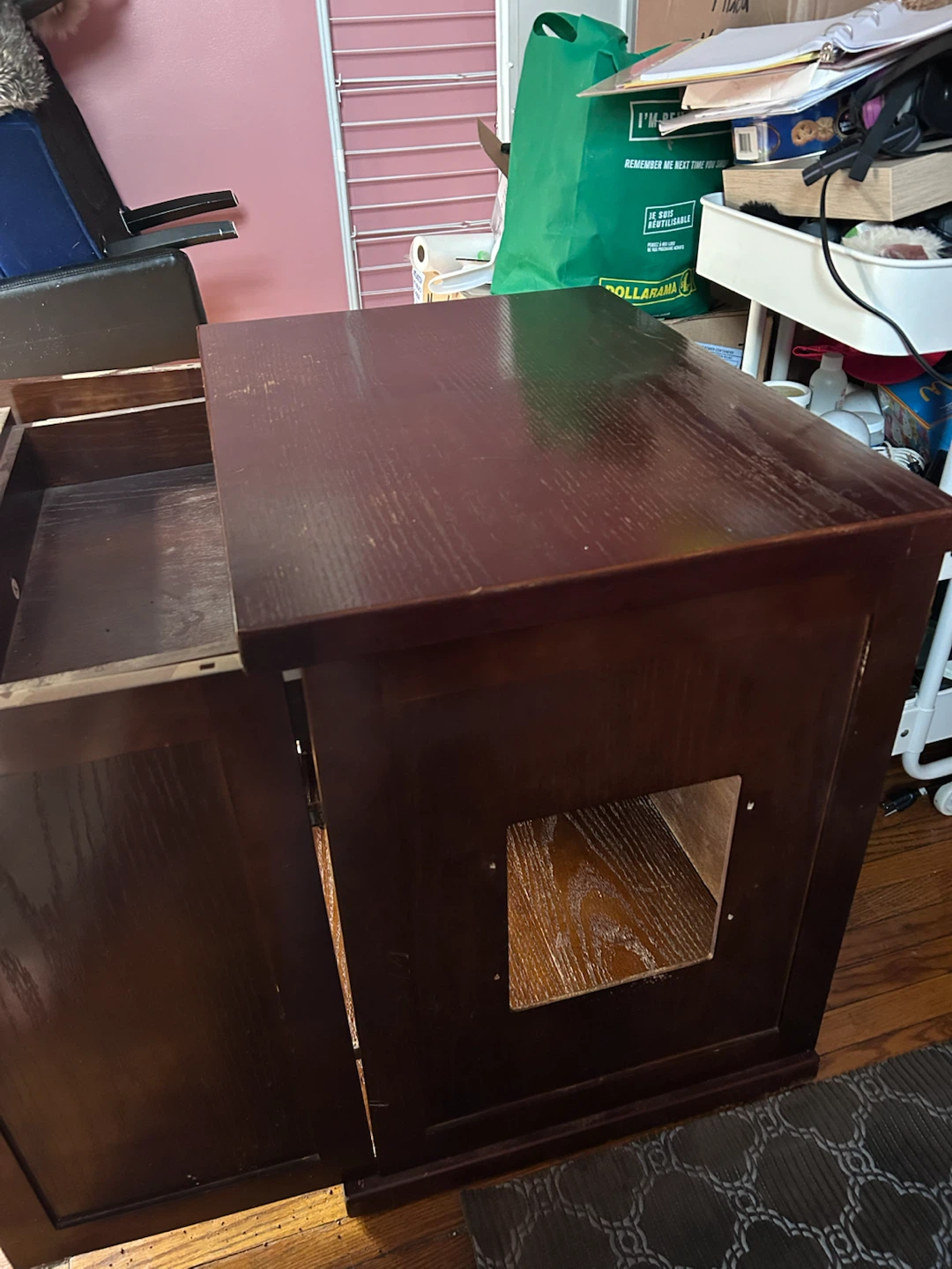 Cat litter enclosure - photo 3