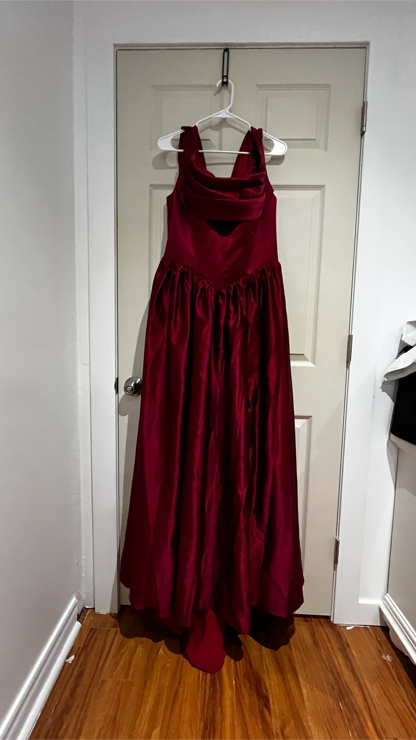 MISSACC Burgundy Evening Gown - photo 4