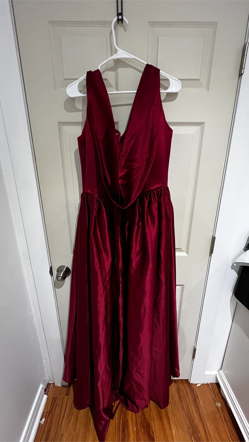 MISSACC Burgundy Evening Gown - photo 5