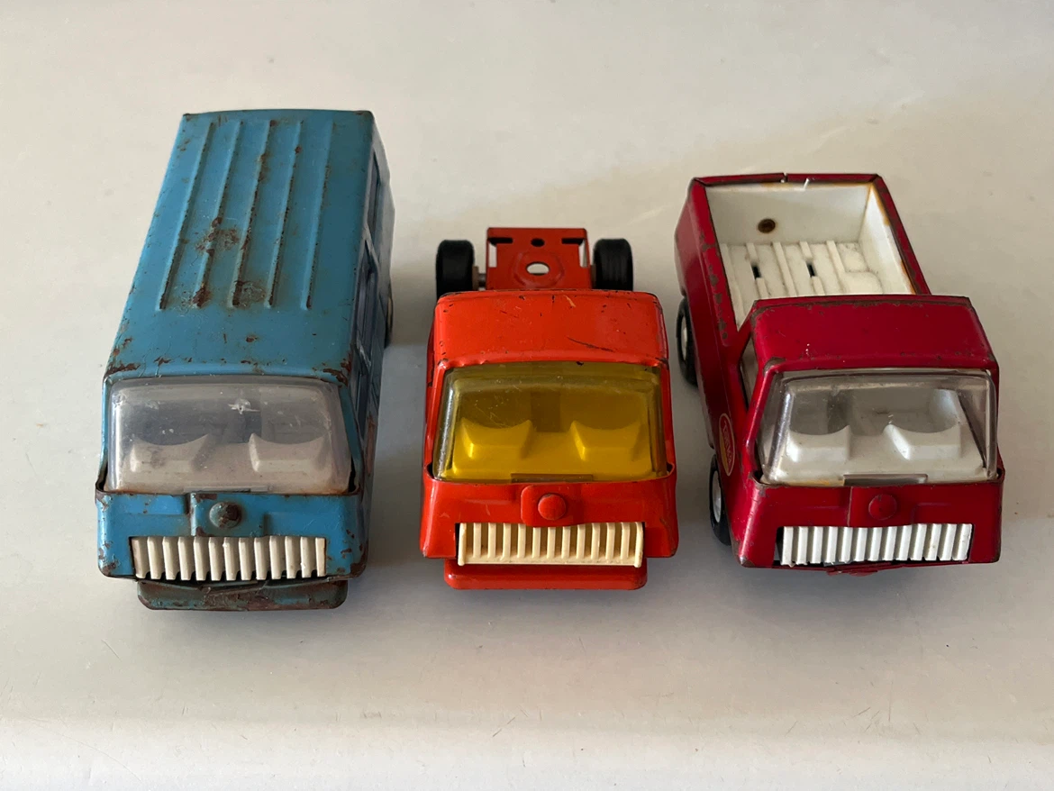 Vintage 1970s Tonka Truck Mixed Lot – Pressed Steel Made in USA